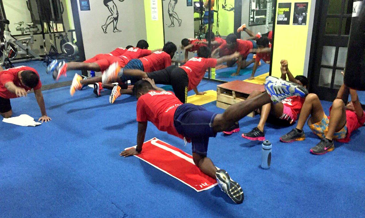 Gym Sessions - IOIG 2015 - Sri Lanka Camp