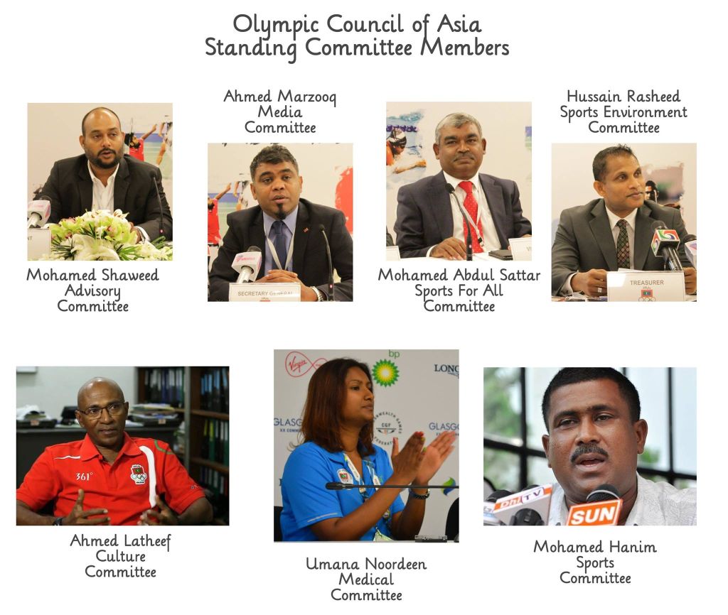 OCA - Committee Members 2019 - Maldives